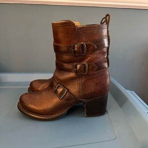 Frye brown boots size 8.5